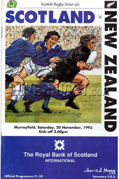 Scotland New Zealand 1993 memorabilia